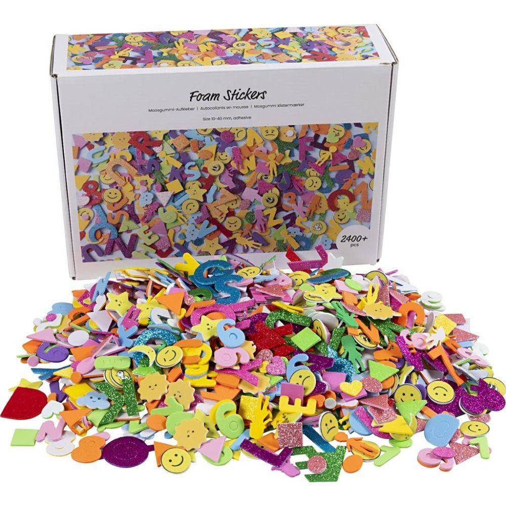 Zelfklevende foam stickers 2640 stuks diy kaarten knutselen, Hobby en Vrije tijd, Overige Hobby en Vrije tijd, Nieuw, Verzenden