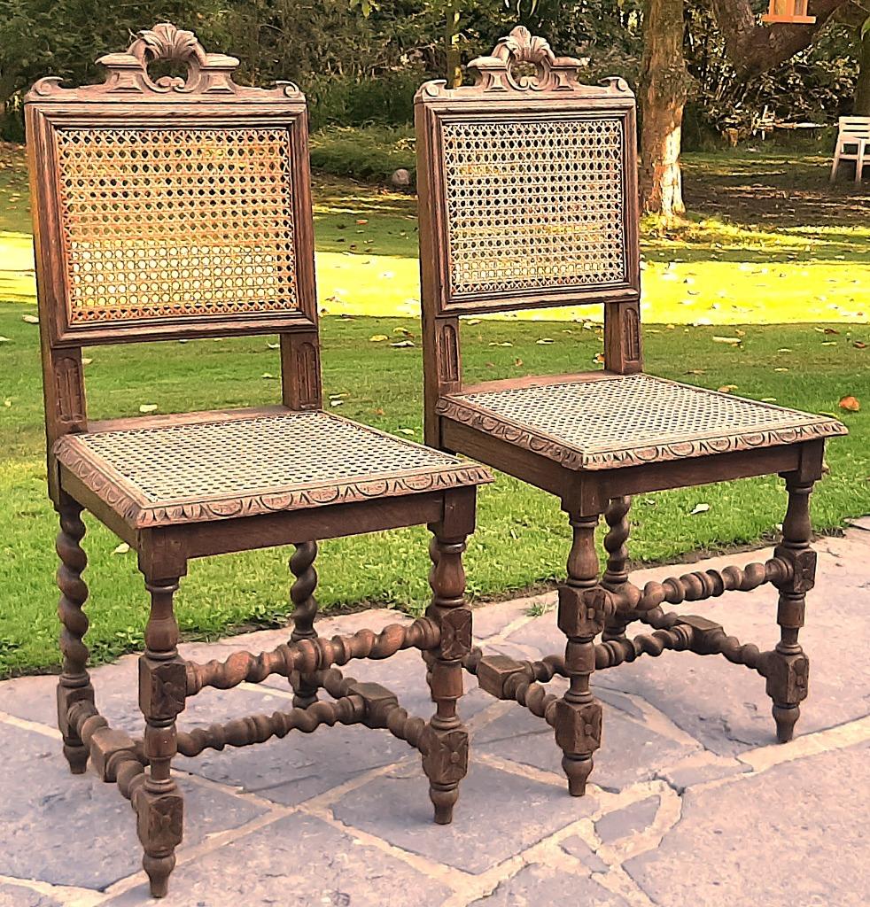 Twee Mechelse stoelen, Antiek en Kunst, Ophalen