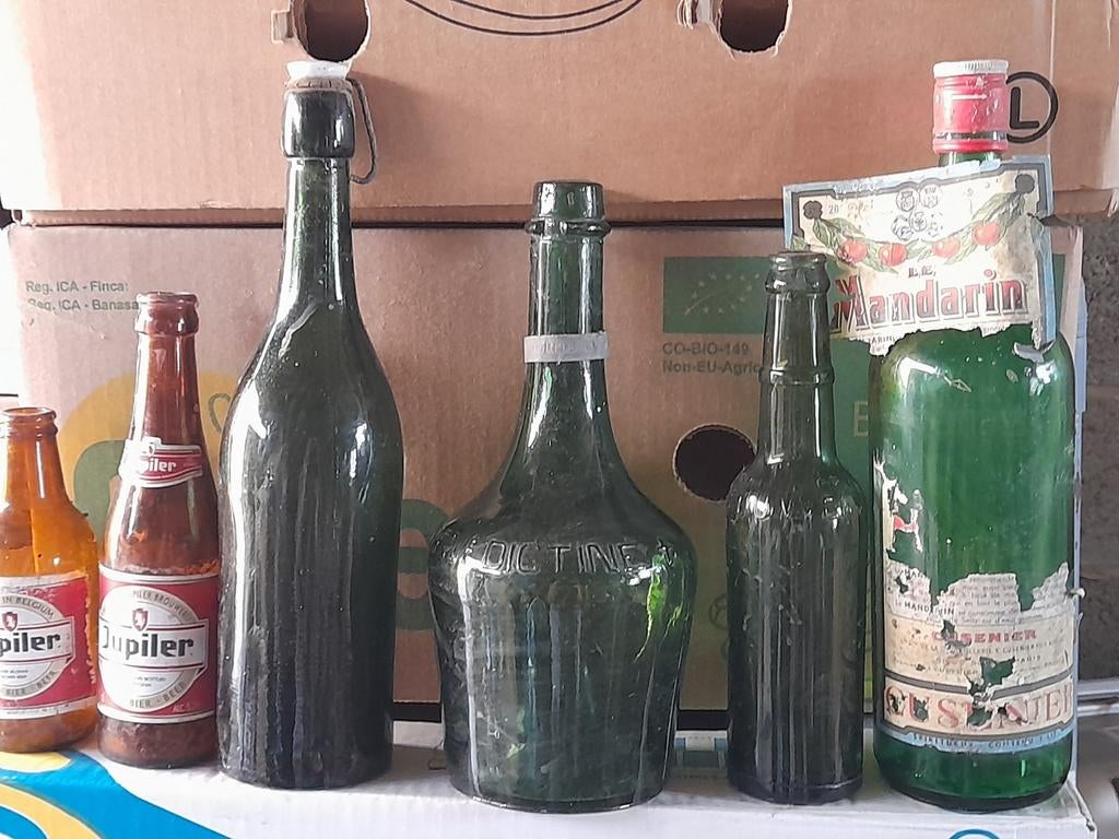 Diverses bouteilles anciennes, Enlèvement ou Envoi, Utilisé, Bouteille(s)