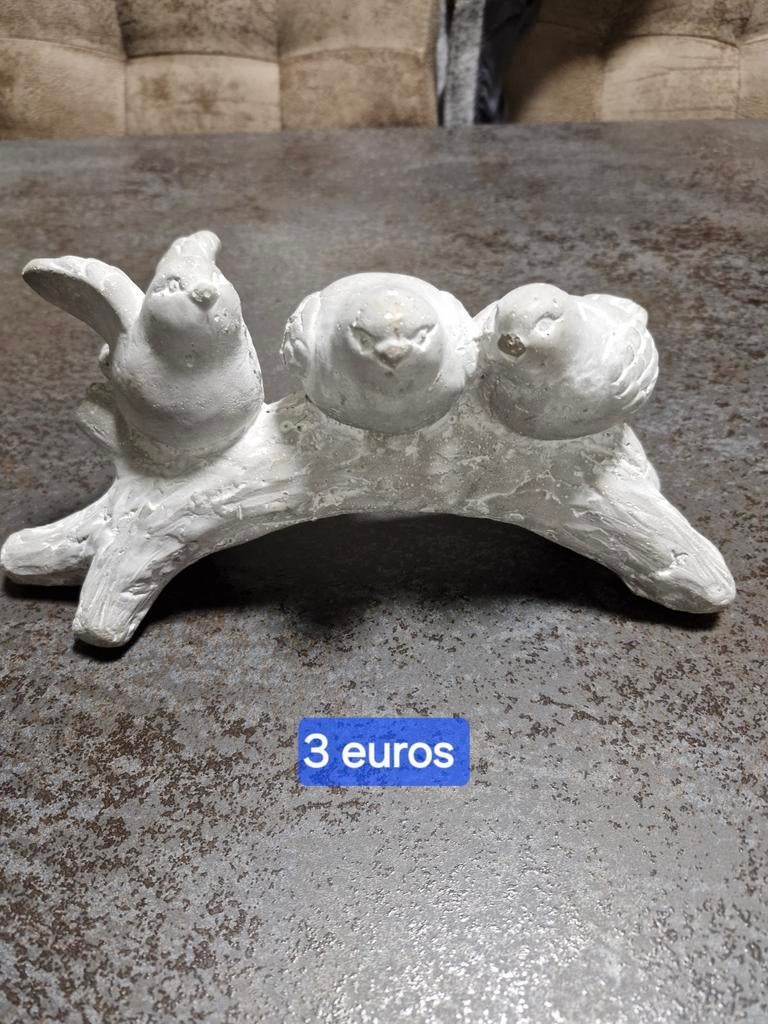 Vogeldecoratie (kleine neus beschadigd op 1), Tuin en Terras, Ophalen of Verzenden