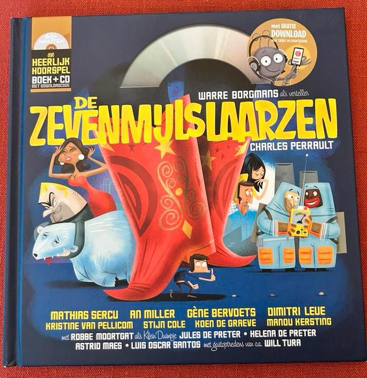 Audioboek het Geluidshuis Koen Brandt - De zevenmijlslaarzen, Livres, Livres pour enfants | Jeunesse | Moins de 10 ans, Comme neuf