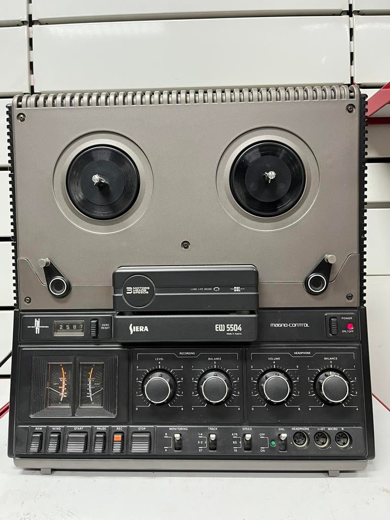 SIERA EW 5504 Vintage bandrecorder (Philips N4504), Audio, Tv en Foto, Bandrecorder, Ophalen, Bandrecorder
