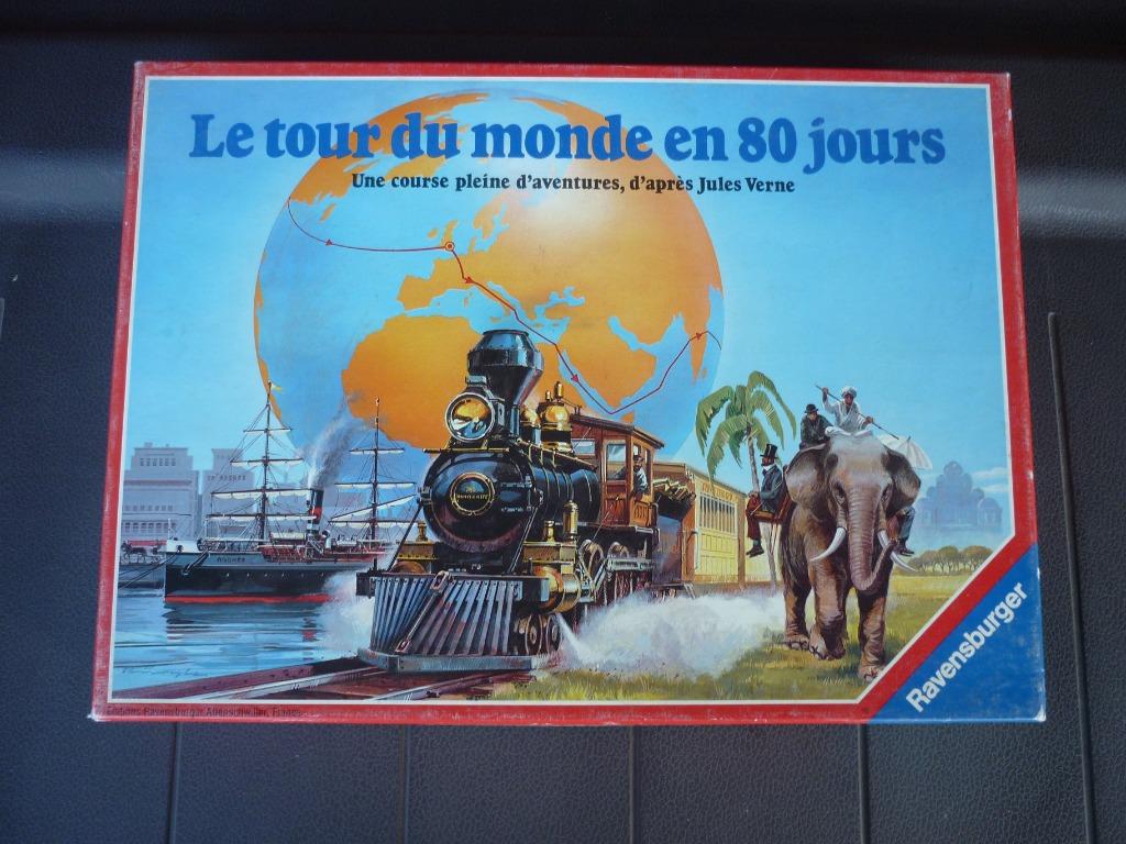 Jeu de société - Le tour du monde en 80 jours - Ravensburger, Vijf spelers of meer, Ophalen of Verzenden, Gebruikt, Ravensburger