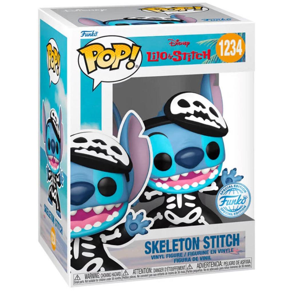 Funko POP Disney Lilo & Stitch - Skeleton Stitch Special, Verzamelen, Poppetjes en Figuurtjes, Nieuw, Ophalen of Verzenden