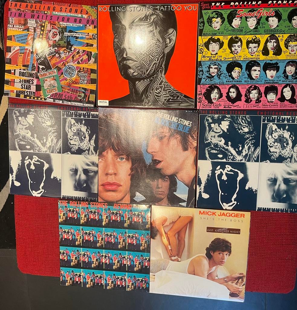 Vinyl LP’s Rolling Stones / Mick Jagger, Ophalen, Zo goed als nieuw