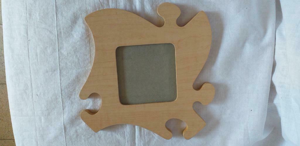 Cadre forme puzzle (2), Enlèvement ou Envoi, Comme neuf, Décoration murale