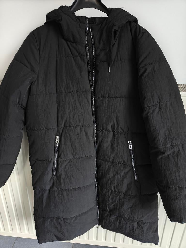 Only Dolly lange donsjas, zwart, maat L, Taille 42/44 (L), Only, Enlèvement ou Envoi, Comme neuf