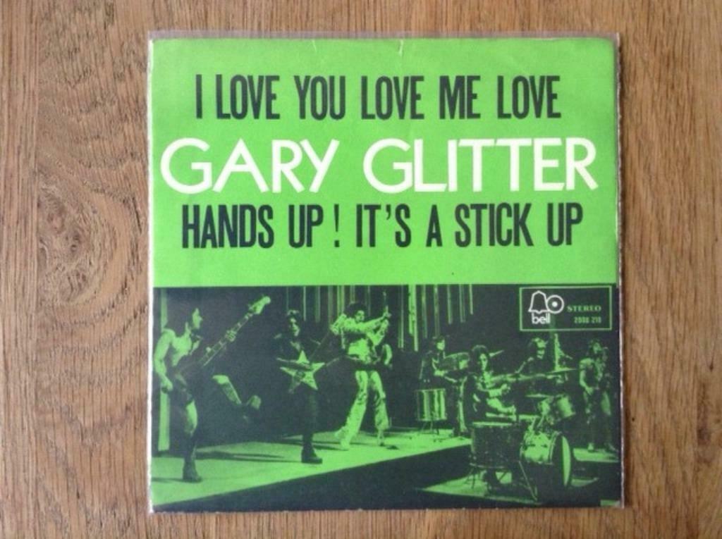 single gary glitter, Ophalen of Verzenden