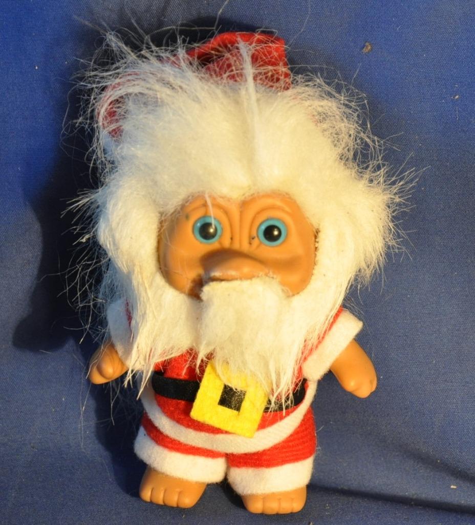 figurine troll doll 1991 santa pere noel, Collections, Enlèvement ou Envoi, Utilisé, Autres types