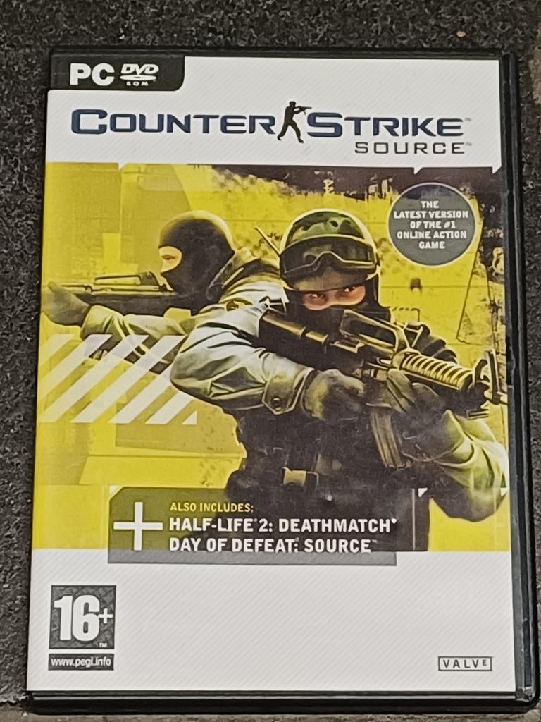 Counter-Strike: Source, PC, Consoles de jeu & Jeux vidéo, Jeux | PC, Enlèvement, Comme neuf, Shooter, À partir de 18 ans
