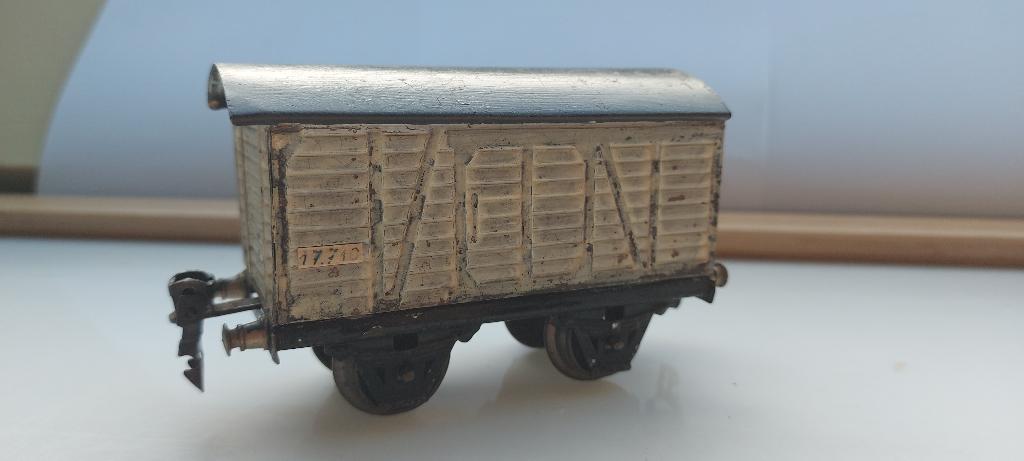 Marklin schaal 0 1771 Pakwagen/Koelwagen, Gebruikt, Gelijkstroom of Wisselstroom, Wagon, Ophalen of Verzenden