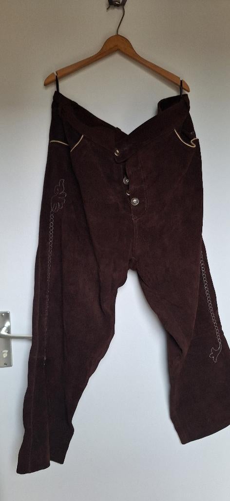 Oostenrijkse Lederhose Heer Grote maat, Vêtements | Hommes, Grandes tailles, Enlèvement ou Envoi, Porté, Brun, Pantalon ou Jeans