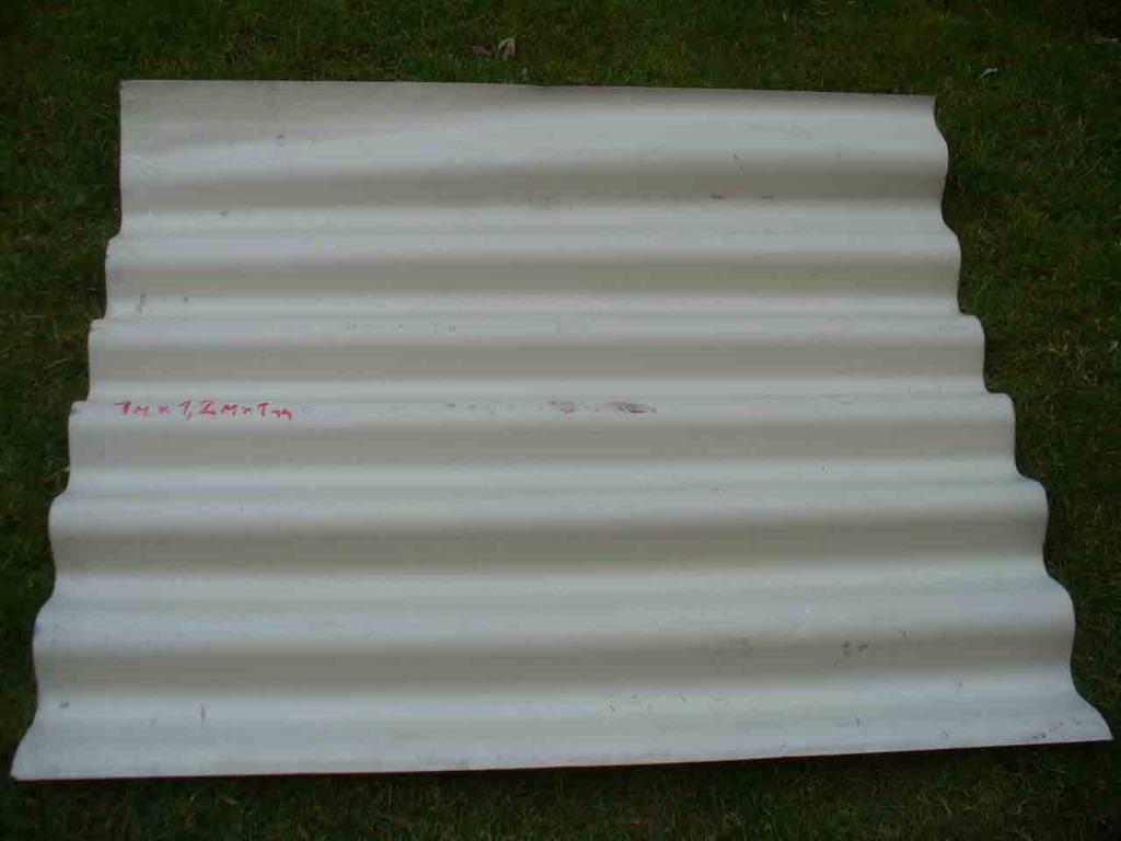 tôle ondulée acier 1000x1200 - plaques & tubes emboitables, Doe-het-zelf en Bouw, Metalen, Gebruikt, Overige metalen, Ophalen
