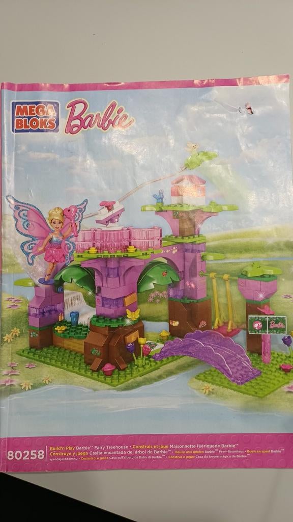 80258  Mega Bloks Barbie Feeën-boomhut, Kinderen en Baby's, Ophalen of Verzenden