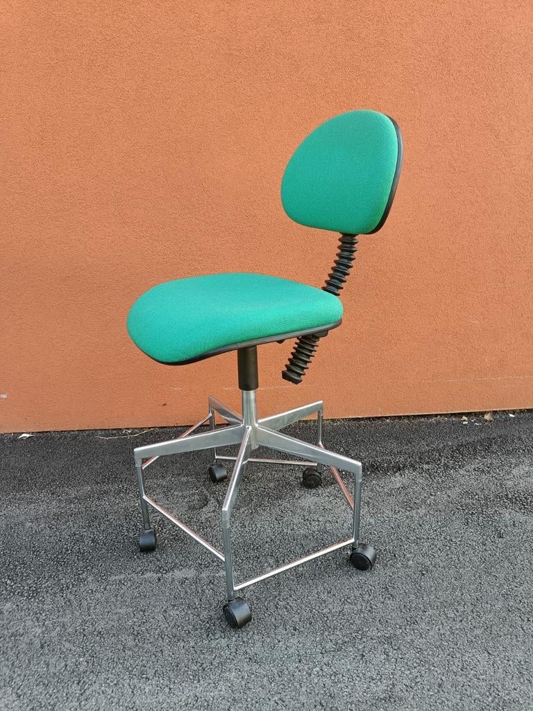 Vintage design Labofa bureaustoel jaren 60, Ophalen, Zo goed als nieuw, Groen, Bureaustoel