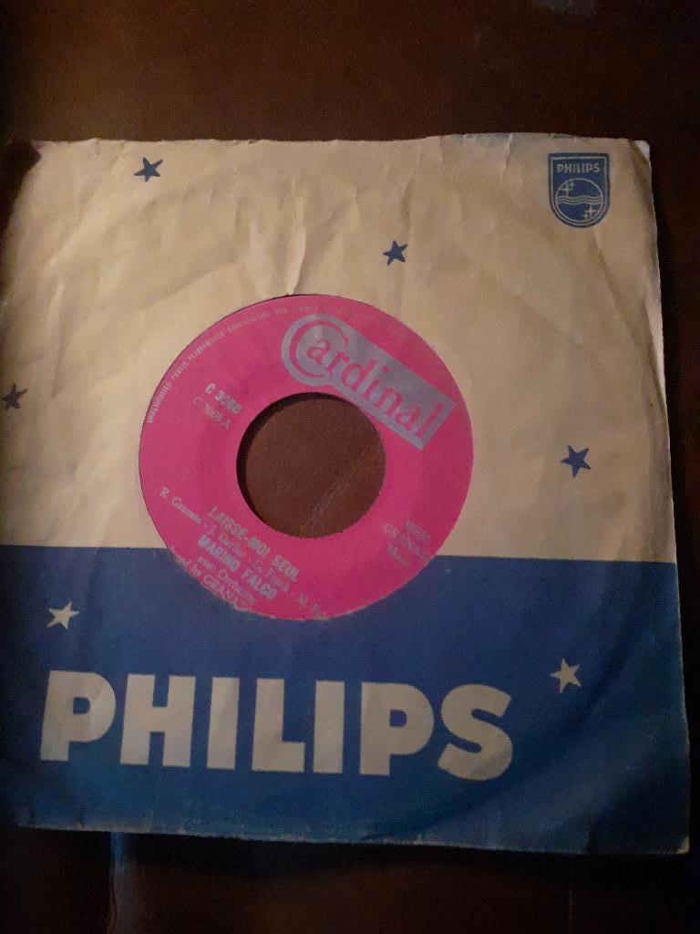 45T Marino Falco : Laisse-moi seul / Les beatniks (Belpop), Cd's en Dvd's, Ophalen of Verzenden