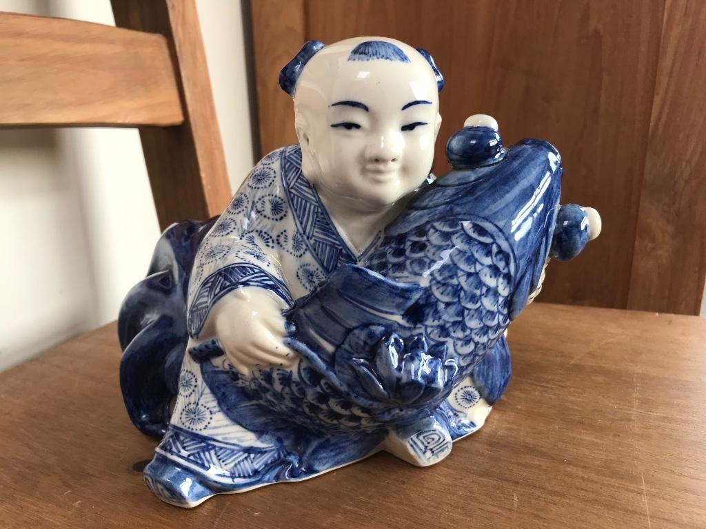 Boeddha wit-blauw Chinees, Enlèvement ou Envoi