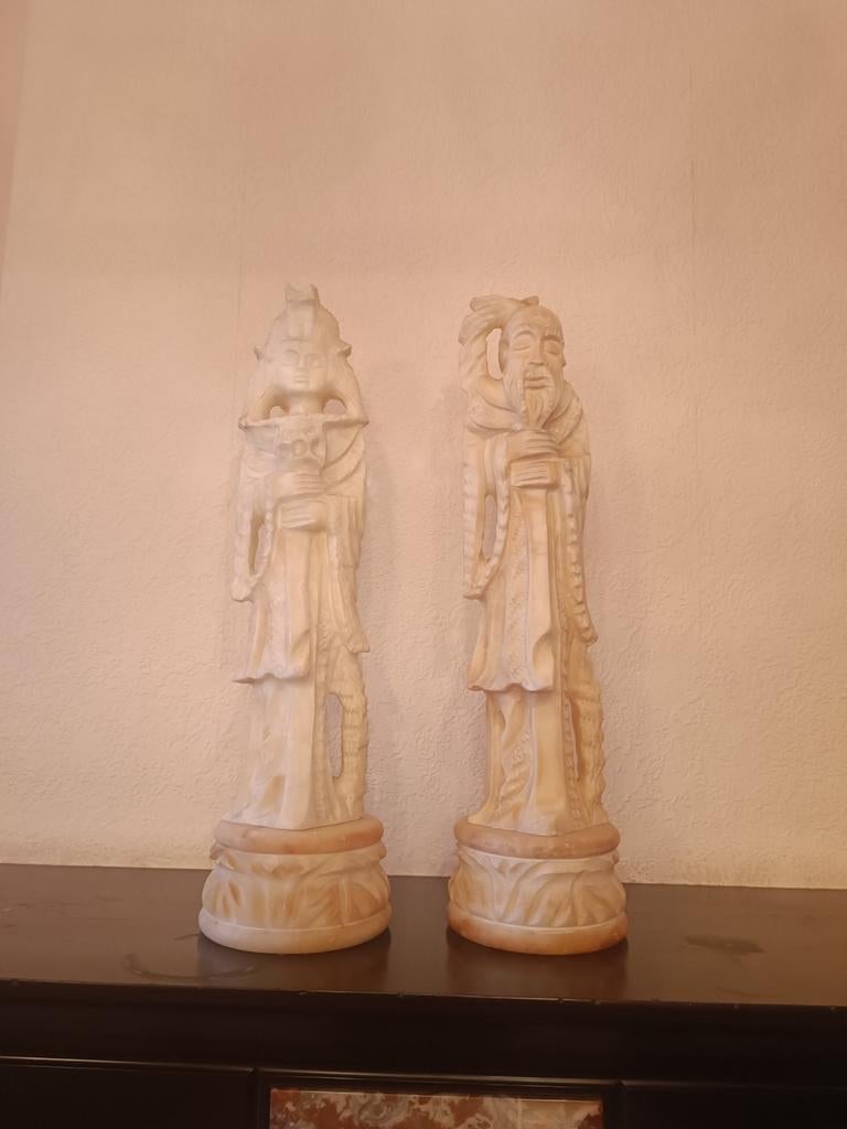 Statue en pierre, Enlèvement