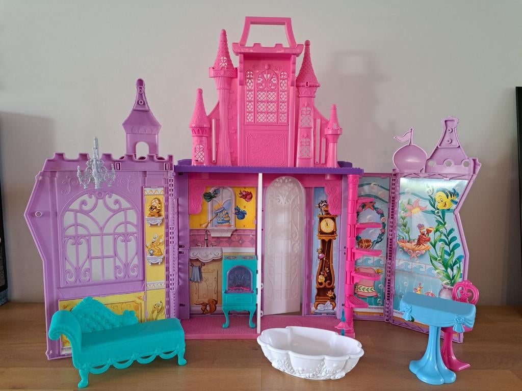 Disney meeneem prinsessenkasteel, Ophalen