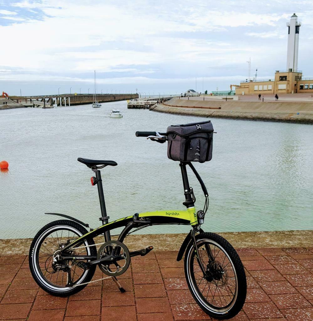 Minifiets 👍TOP👍"New"+GARANTIE !!👍+opbergtas + stuurtas👍, Versnellingen, Nieuw, Totaal opvouwbaar, Ophalen
