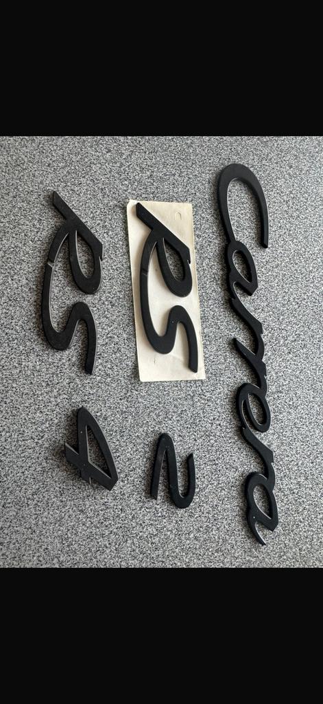 Porsche emblemen, Auto-onderdelen, Carrosserie, Achterklep, Porsche, Ophalen of Verzenden