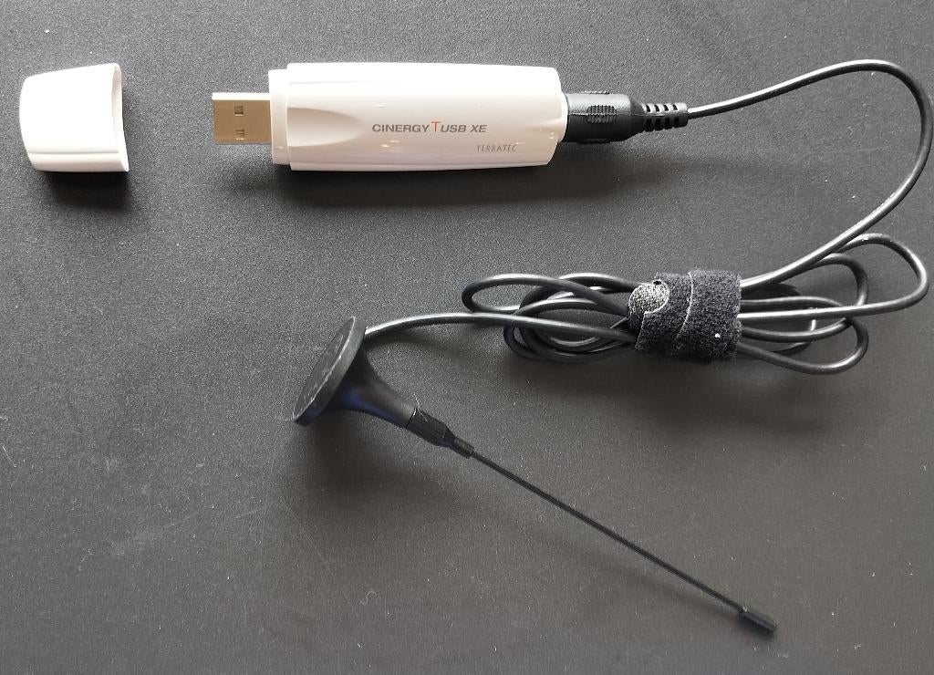 TerraTec Cinergy T USB XE tv-tuner met antenne, Ophalen of Verzenden, Gebruikt