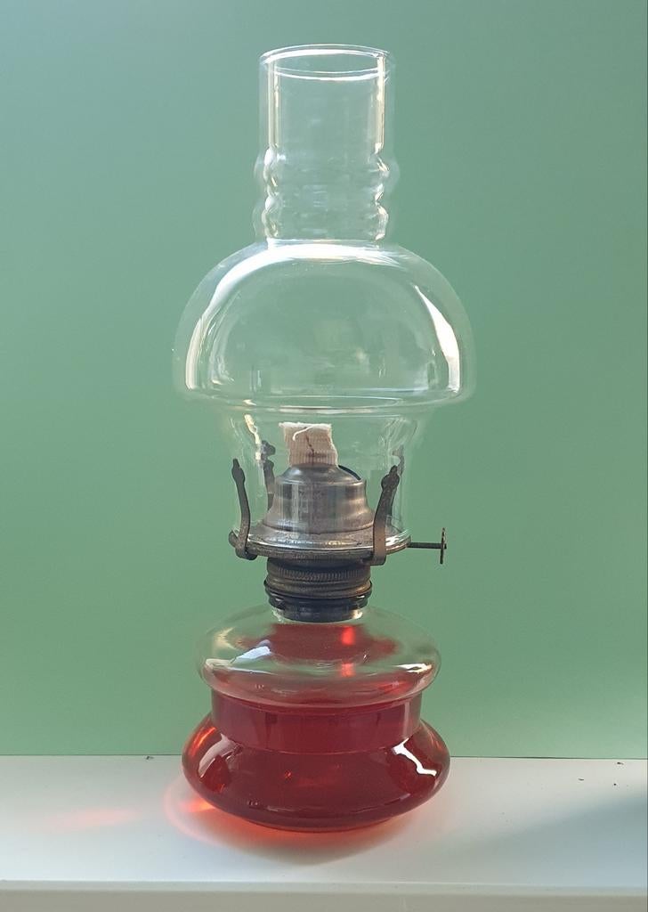 Olielamp / petroleumlamp, Huis en Inrichting, Lampen | Tafellampen, Ophalen