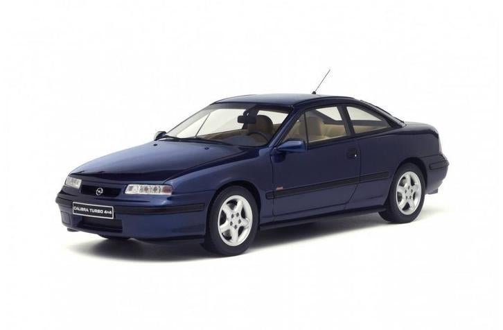 Otto 1/18 OT689 Opel Calibra Turbo 4x4 Keramisch Blauw 1996, Hobby en Vrije tijd, Modelauto's | 1:18, Ophalen of Verzenden, Nieuw