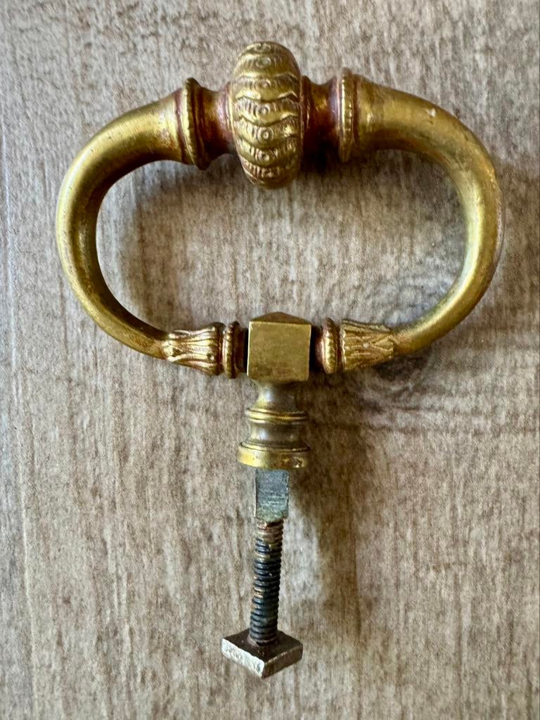 TWEE OVALEN KOPEREN DEURKLOPPERS, Antiek en Kunst, Antiek | Brons en Koper, Ophalen of Verzenden, Koper