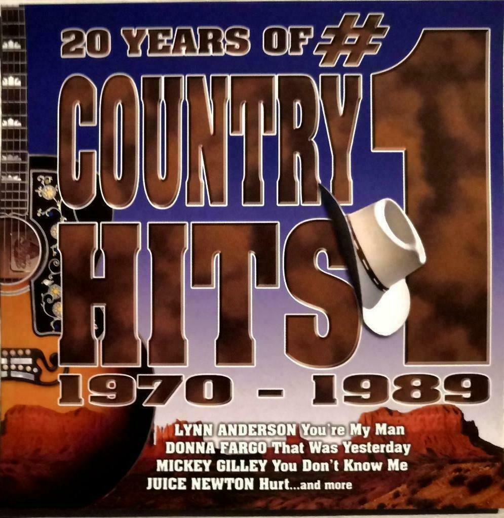 20 years of # 1 country hits 1970-1989 (CD), Cd's en Dvd's, Ophalen of Verzenden, Zo goed als nieuw, Country en Western
