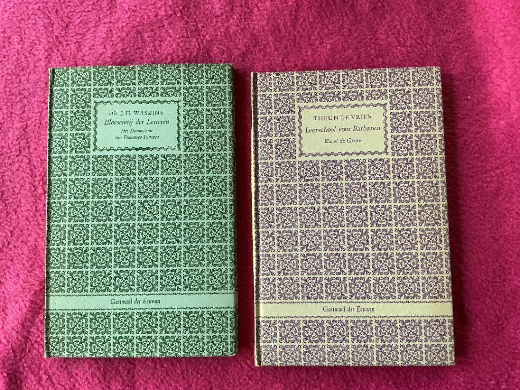 Gastmaal der Eeuwen. Taferelen uit de Cultuurgeschiedenis..., Ophalen of Verzenden, Zo goed als nieuw, Petrarca/Karel De Grote