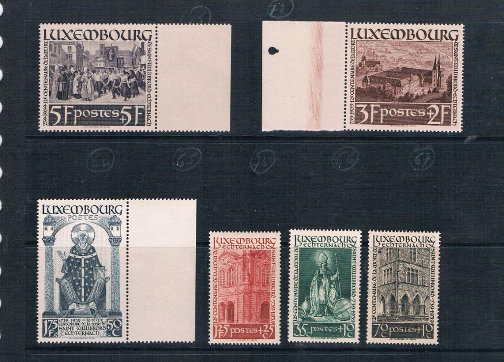 Luxemburg: Yvert 300/305 (Michel 309/314) postfris, Ophalen of Verzenden, Luxemburg, Postfris
