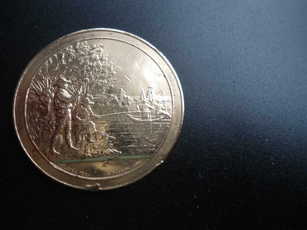Magnifique Ancienne Médaille Bronze 19éme  Excellent état., Enlèvement ou Envoi, Bronze