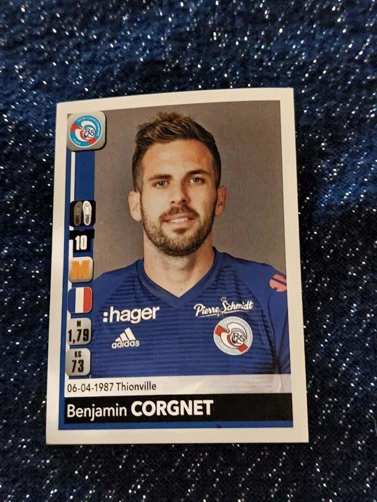 Panini / Sticker / Benjamin Corgnet / RC Strasbourg Alsace, Verzenden, Nieuw, Poster, Plaatje of Sticker