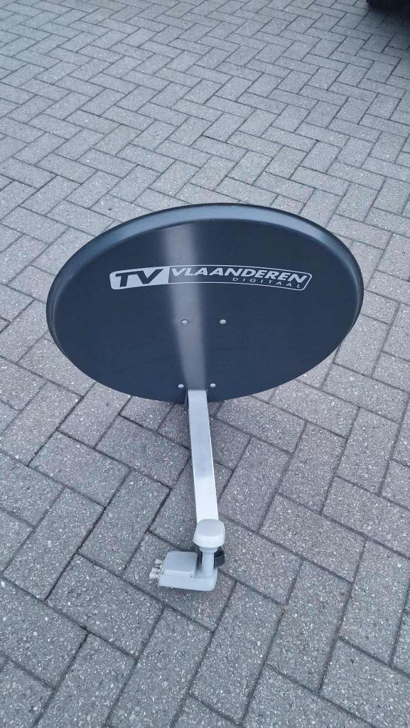 Schotelantenne Satelliet ontvanger, Ophalen, Zo goed als nieuw, (Schotel)antenne