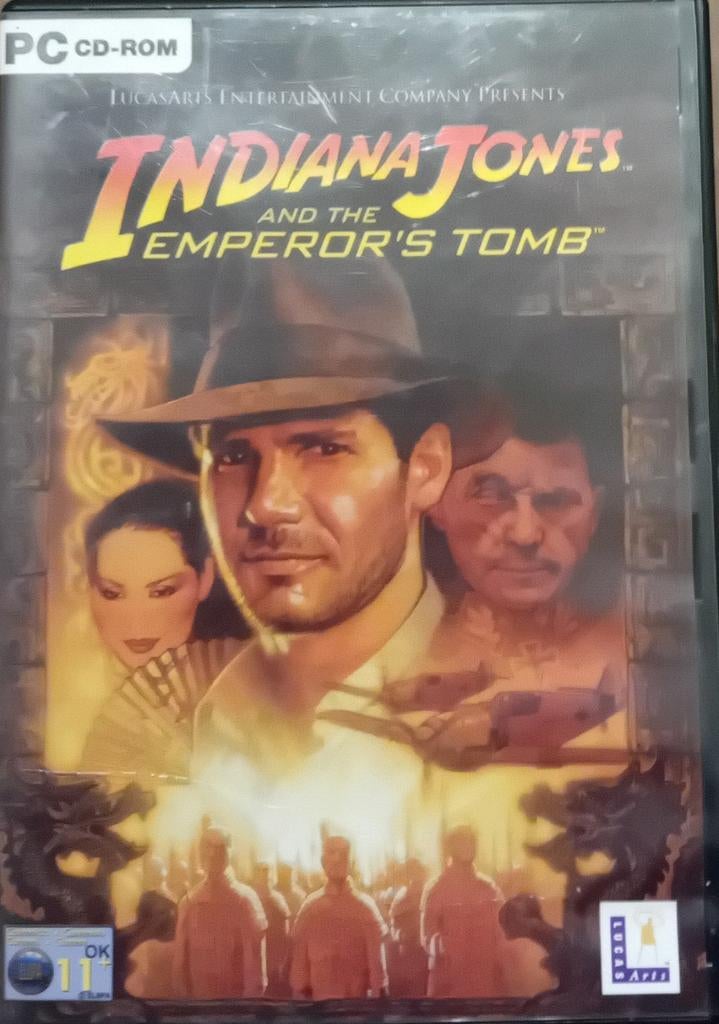 PC CD-ROM Indiana Jones And The Emperor's Tomb, Ophalen of Verzenden, Gebruikt