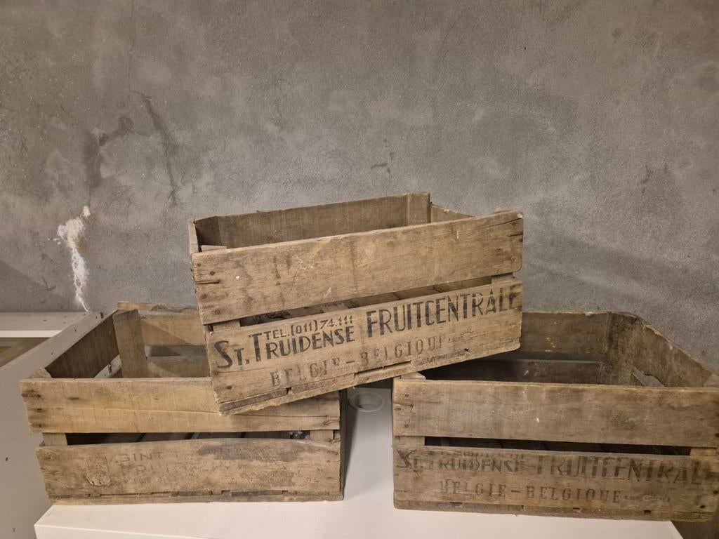 Houten decoratie bakken 3 stuks... 10€/stuk, Huis en Inrichting, Woonaccessoires | Kisten, Ophalen