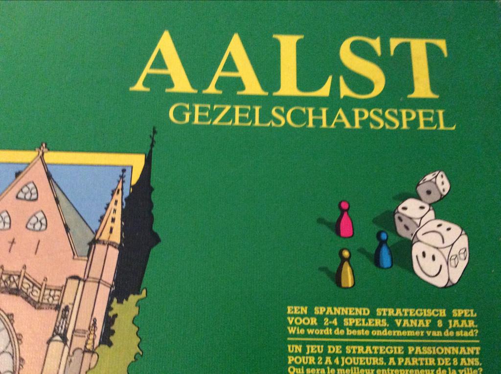 AALST.   Gezelschapsspel  KORTRIJK    BRUGGE, Hobby en Vrije tijd, Gezelschapsspellen | Bordspellen, Ophalen of Verzenden, Zo goed als nieuw