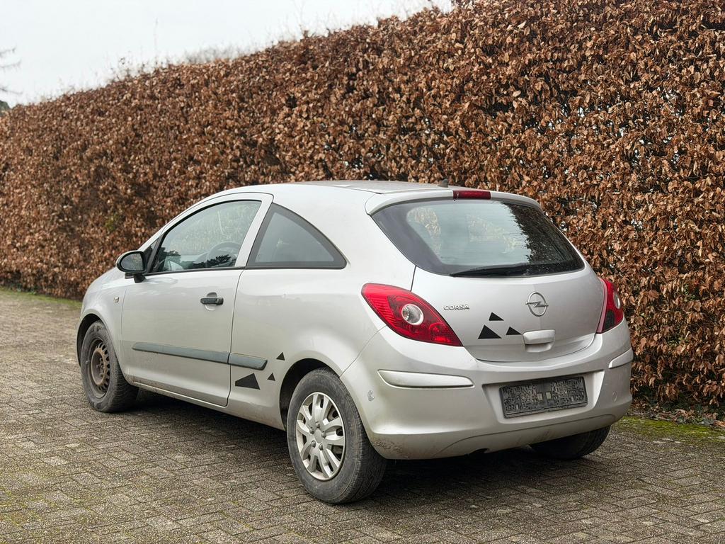 Opel Corsa 1.0 Benzine 2007 128000 km wordt gekeurd, Auto's, Stof, Zwart, Bedrijf, Euro 4