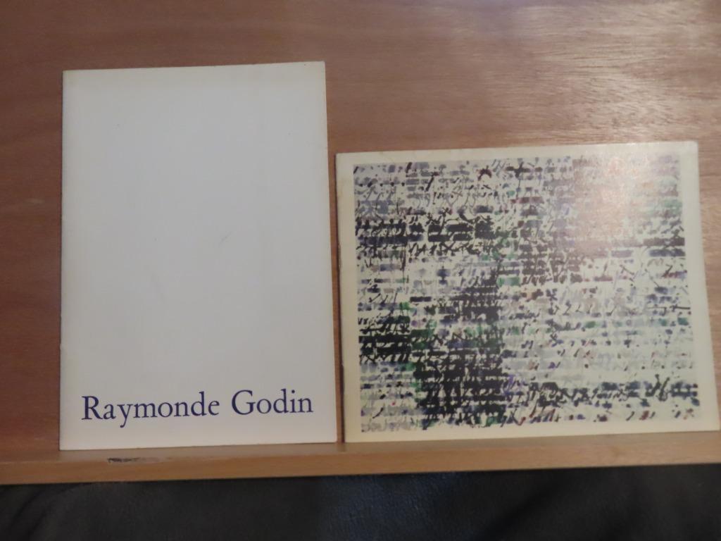 Raymonde Godin / 2X Catalogus tentoonstelling / per lot of p, Raymonde Godin, Ophalen of Verzenden, Zo goed als nieuw, Schilder- en Tekenkunst