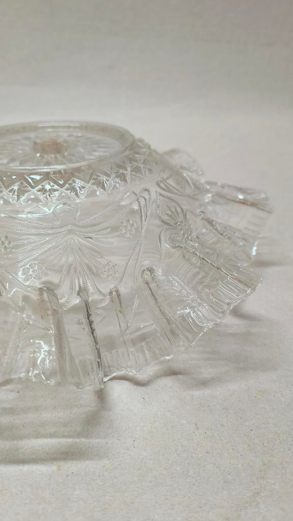 Ancien abat-jour en verre, Ophalen of Verzenden