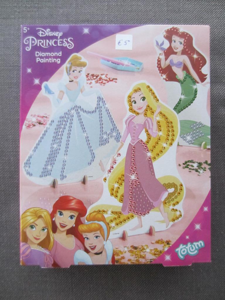 Diamond painting Disney Princess: Assepoester, Ariel, Rapunz, Ophalen of Verzenden, Nieuw