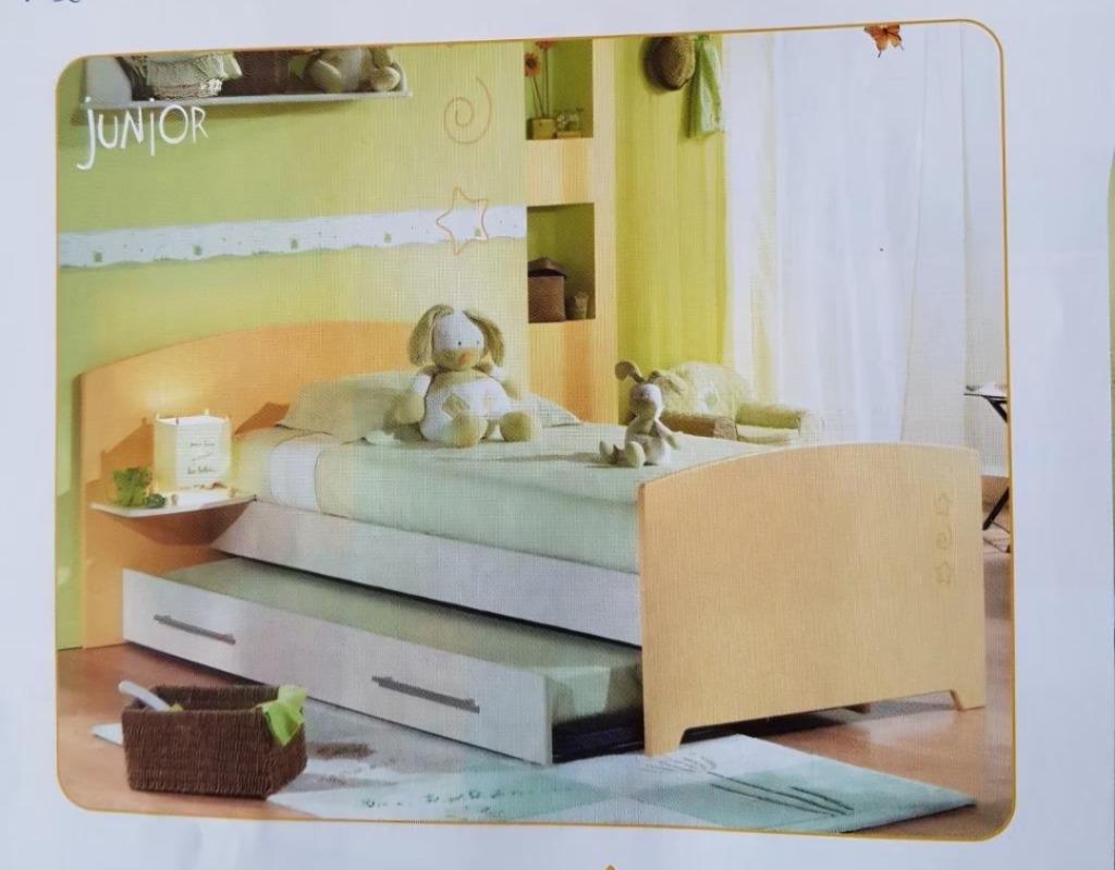 Lit junior + sommier + matelas. Marque Sauthon. Bel état, Enfants & Bébés, Matelas, 85 à 100 cm, Enlèvement, 180 cm ou plus