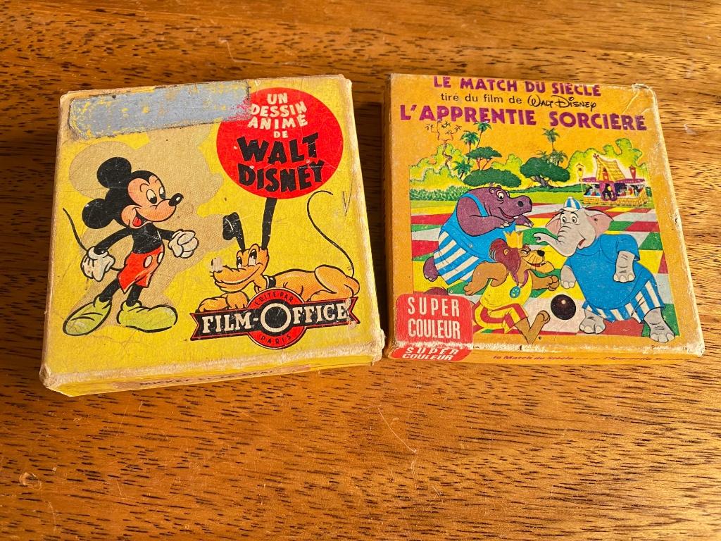 Collectie: vintage, 2 8 mm Walt Disneyfilms, Verzamelen, Ophalen of Verzenden, Mickey Mouse, Gebruikt, Overige typen