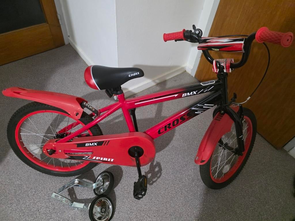 Jonges fiets kinder fiets, Fietsen en Brommers, Ophalen, 16 tot 20 inch, Staal, Zo goed als nieuw