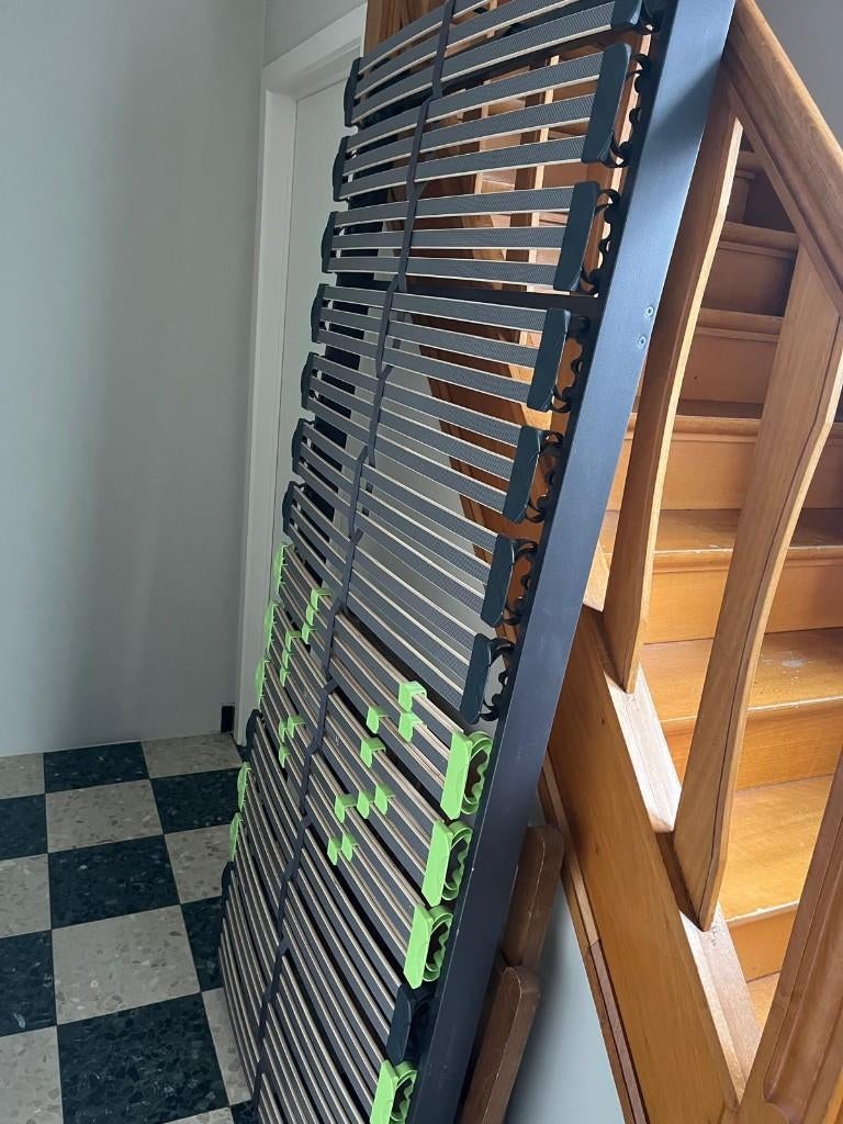 lattenbodem, Huis en Inrichting, Slaapkamer | Matrassen en Bedbodems, Ophalen, 90 cm, Eenpersoons, Zo goed als nieuw