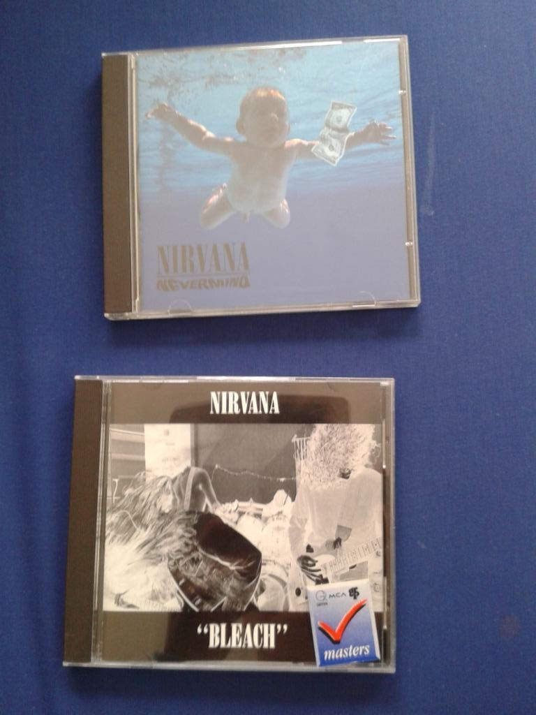 Nirvana - CD's Nevermind en Bleach, Ophalen of Verzenden, Zo goed als nieuw