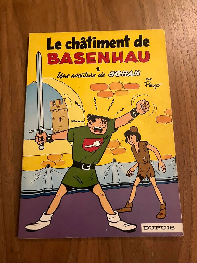 Johan et Pirlouit - T1 - édition belge 1968 - B., Peyo, Enlèvement ou Envoi, Une BD, Comme neuf