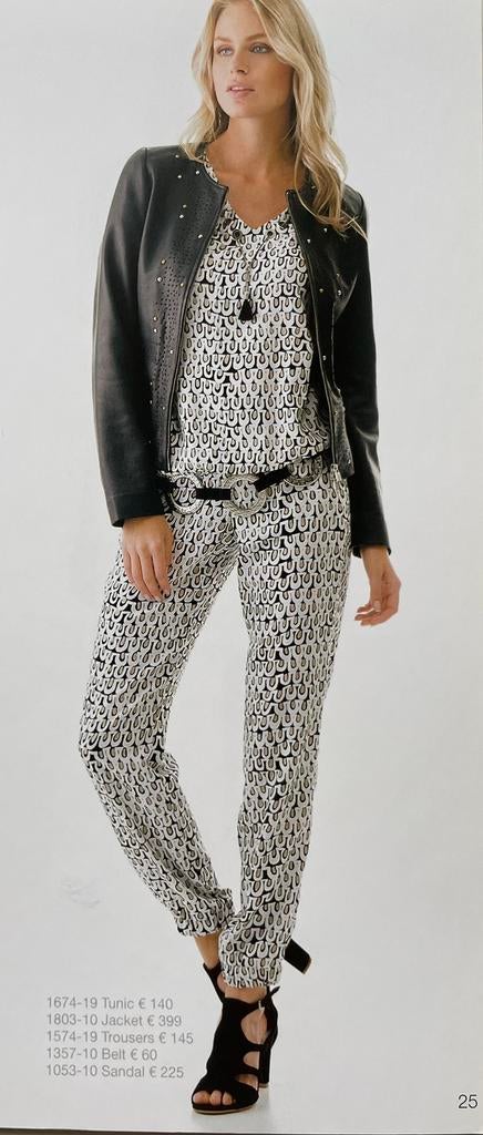Ensemble Caroline biss maat 36 ( bloes en broek), Kleding | Dames, Broeken en Pantalons, Ophalen of Verzenden, Zo goed als nieuw