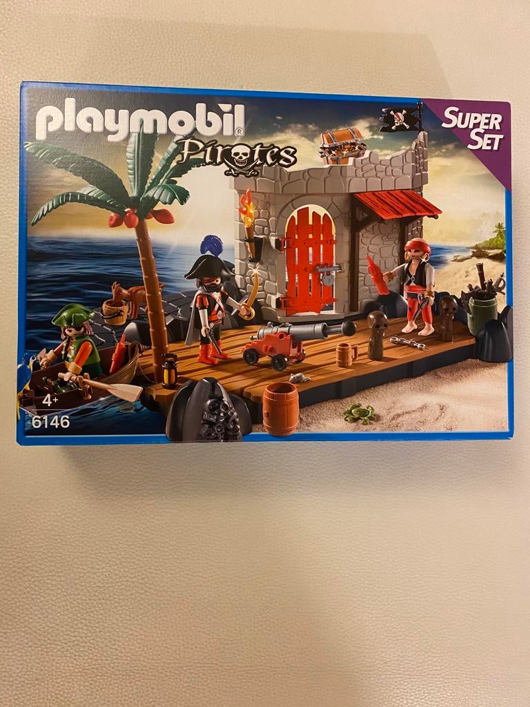 Playmobil Super Set - Piratenfort - nieuw, Ophalen of Verzenden, Nieuw, Complete set